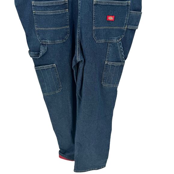 NWT Dickies Women's Warming Double Knee Bib Overalls FB118 - Picture 7 of 14
